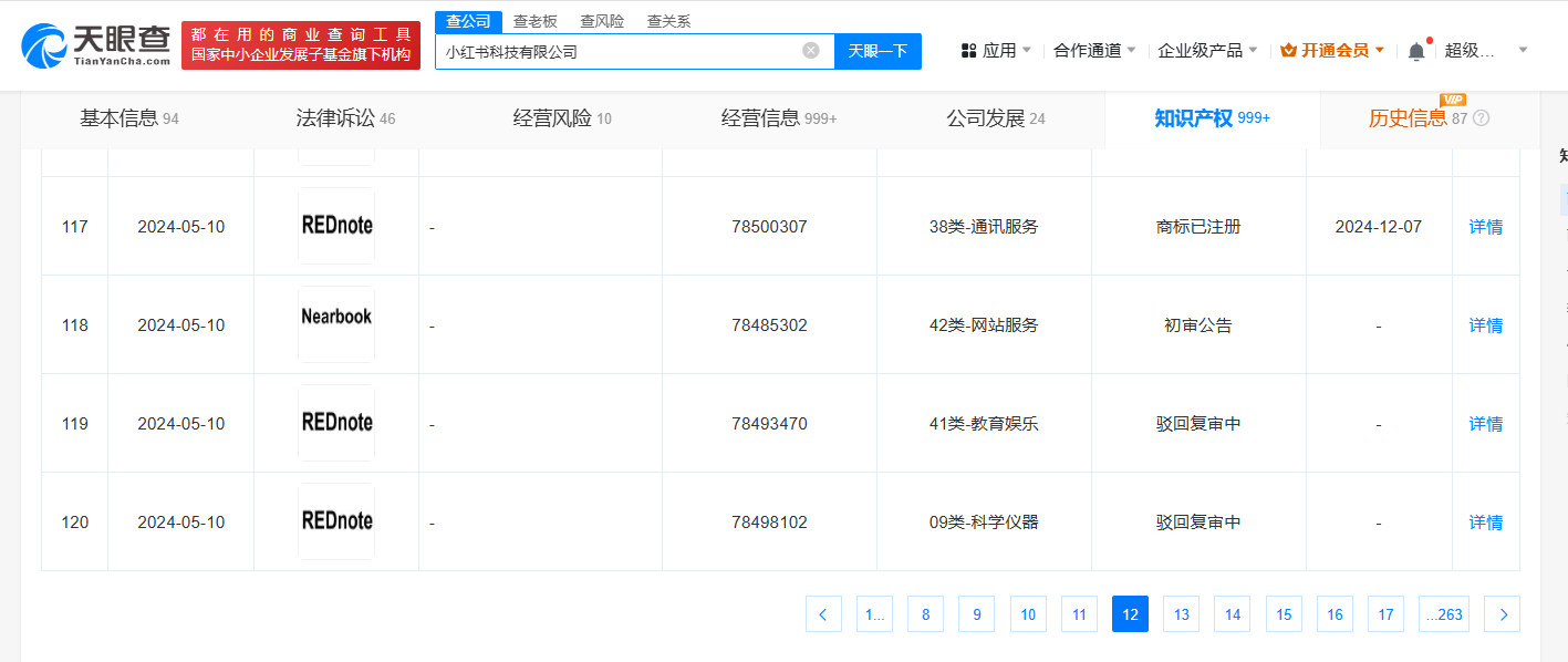 小紅書成功注冊(cè)REDnote商標(biāo)